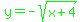 green%28y=-sqrt%28x%2B4%29%29