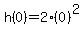 h%280%29=2%280%29%5E2