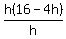 h%2816+-+4h%29%2Fh