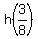 h%283%2F8%29
