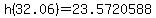 h%2832.06%29+=+23.5720588