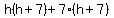 h%28h%2B7%29%2B7%28h%2B7%29