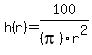 h%28r%29+=+100%2F%28pi%29r%5E2
