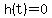 h%28t%29=0