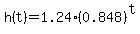 h%28t%29=1.24%280.848%29%5Et