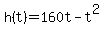 h%28t%29=160t-t%5E2