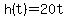 h%28t%29=20t