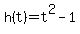 h%28t%29=t%5E2-1
