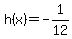 h%28x%29=-1%2F12