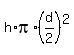 h%2Api%2A%28d%2F2%29%5E2