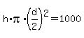 h%2Api%2A%28d%2F2%29%5E2=1000