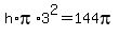 h%2Api%2A3%5E2=144pi