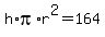 h%2Api%2Ar%5E2=164