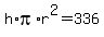 h%2Api%2Ar%5E2=336