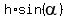 h%2Asin%28alpha%29