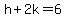 h%2B2k=6