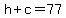 h%2Bc=77