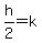 h%2F2=k