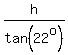 h%2Ftan%2822%5Eo%29