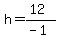 h=%2812%29%2F%28-1%29