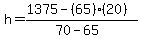 h=%281375-%2865%29%2820%29%29%2F%2870-65%29