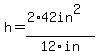 h=%282%2A42in%5E2%29%2F12in
