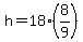 h=18%288%2F9%29