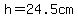 h=24.5cm