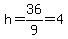 h=36%2F9=4