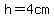 h=4cm