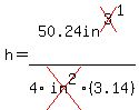 h=50.24in%5Ecross%283%29%5E1%2F4cross%28in%5E2%29%283.14%29