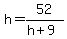 h=52%2F%28h%2B9%29