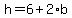 h=6%2B2%2Ab