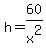 h=60%2Fx%5E2