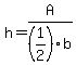h=A%2F%281%2F2%29+b