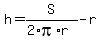 h=S%2F%282%2Api%2Ar%29+-+r