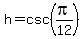 h=csc%28pi%2F12%29
