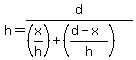 h=d%2F%28%28x%2Fh%29%2B%28%28d-x%29%2Fh%29%29