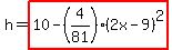 h=highlight%2810-%284%2F81%29%282x-9%29%5E2%29