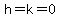 h=k=0
