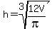 h=root%283%2C12V%2Fpi%29