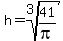 h=root%283%2C41%2Fpi%29