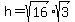 h=sqrt%2816%29%2Asqrt%283%29
