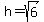 h=sqrt%286%29