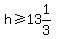h%3E=13%261%2F3