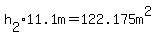 h%5B2%5D%2A11.1m=122.175m%5E2