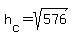 h%5Bc%5D=sqrt%28576%29