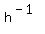 h%5E%28-1%29