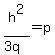 h%5E2%2F%283q%29=p