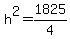 h%5E2=1825%2F4